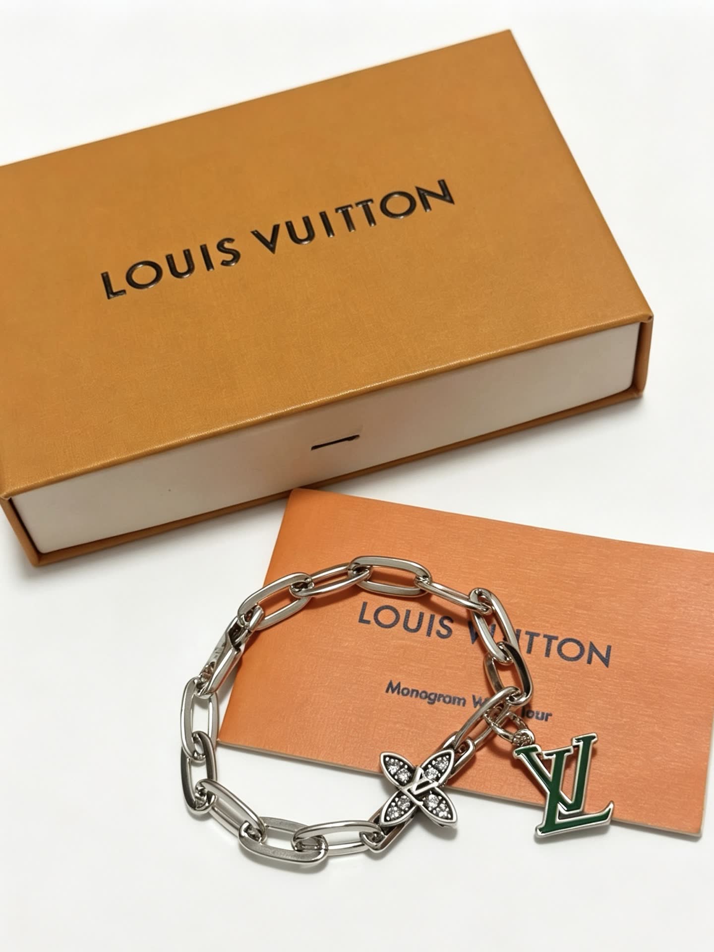 Louis Vuitton Silver Charm Bracelet